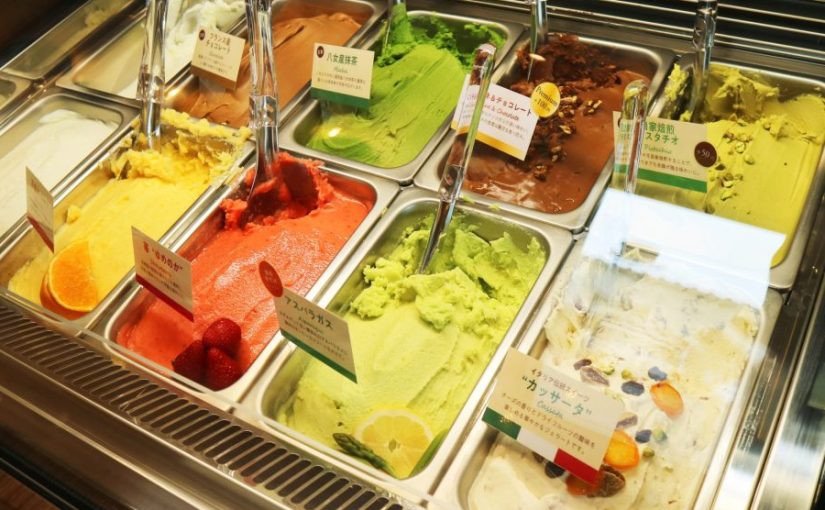「ジェラテリア・サプール浜線店」テレビ番組で紹介されました