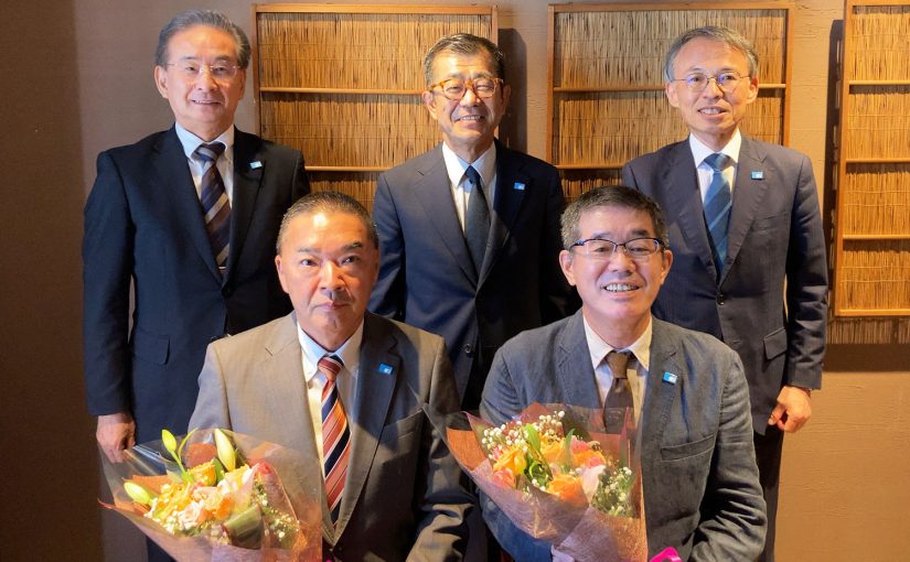 感謝の気持ちを込めて。「定年退職式」を執り行いました。